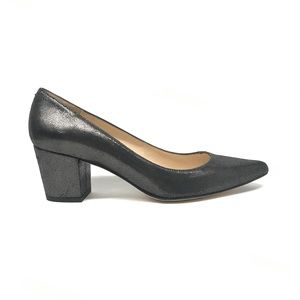 Jon Josef Black Leather Pumps Women's Size 6.5. M